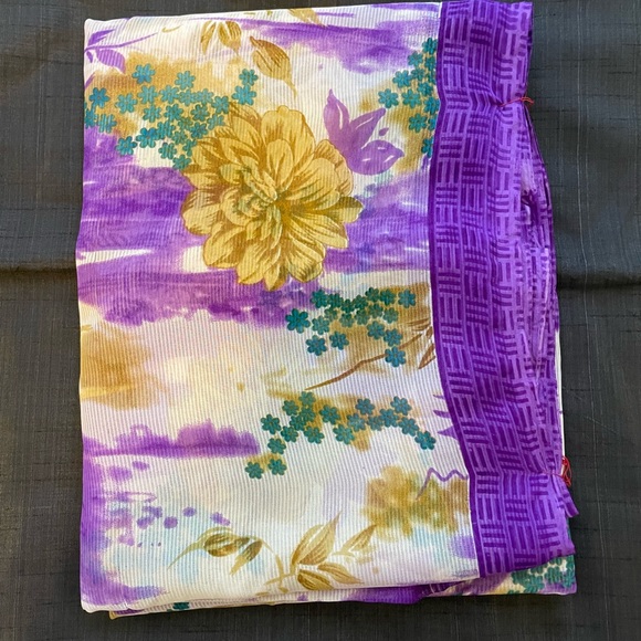 Georgette Saree Floral - Picture 2 of 2